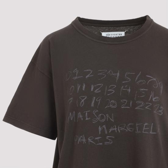 26SS 마르지엘라 뉴메리컬 코튼 티셔츠 S51GC0544S24575144 BROWN - MAISON MARGIELA