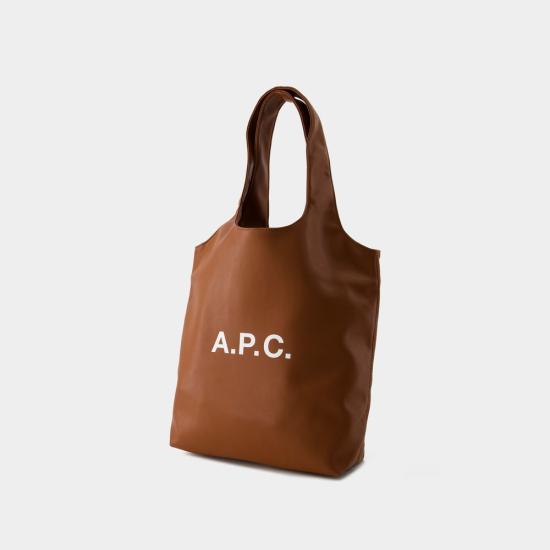 26SS 아페쎄 니논 스몰 토트백 PUAATM61861CAD BROWN - A.P.C.