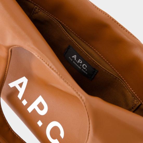 26SS 아페쎄 니논 스몰 토트백 PUAATM61861CAD BROWN - A.P.C.