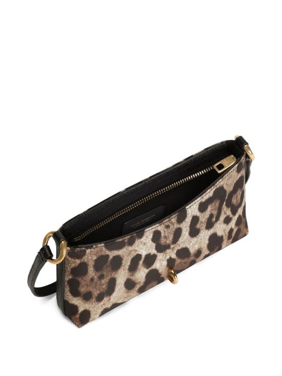 26SS 돌체앤가바나 Leopard-print lock 숄더백 BB7891A0007HY13M BROWN - DOLCE & GABBANA