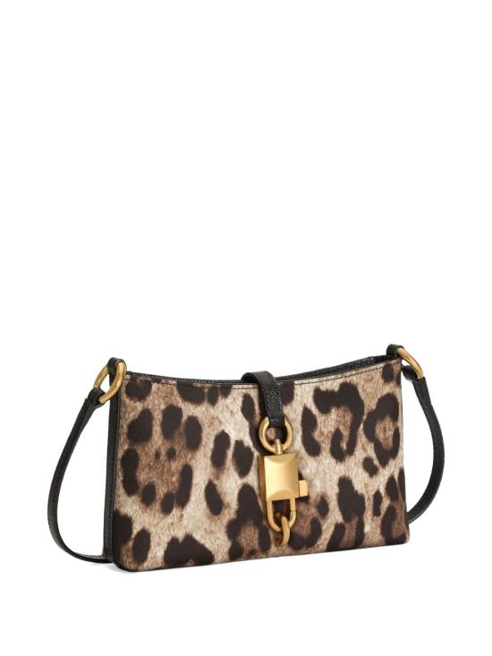 26SS 돌체앤가바나 Leopard-print lock 숄더백 BB7891A0007HY13M BROWN - DOLCE & GABBANA