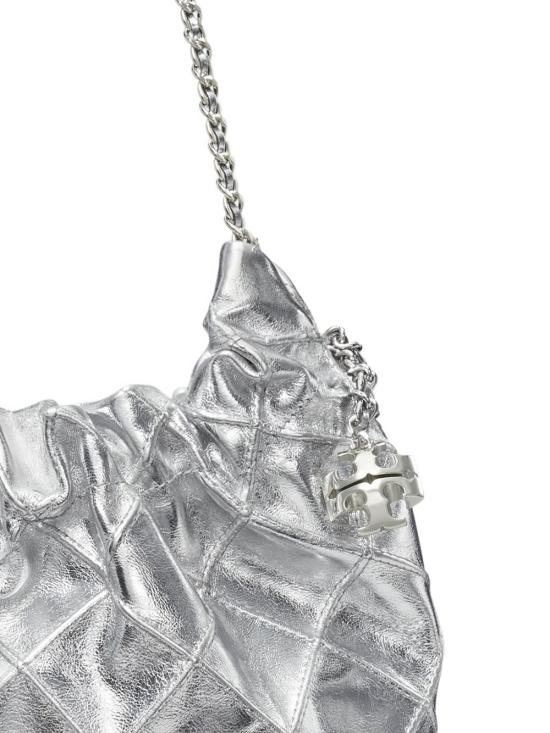 26SS 토리버치 플레밍 미니 숄더백 176040040 SILVER - TORY BURCH