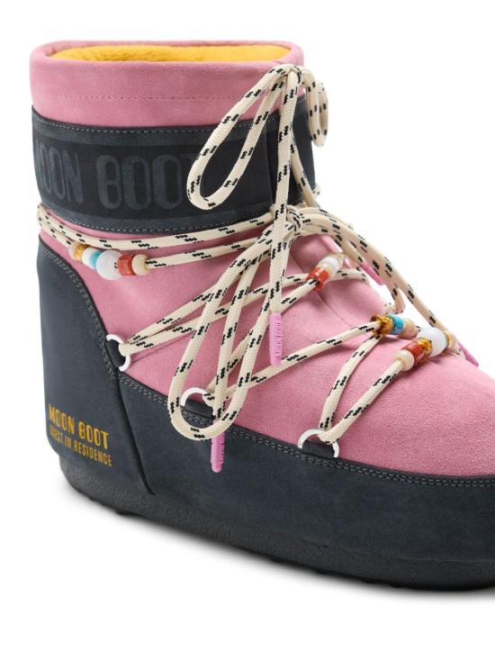 26SS 문부츠 아이콘 나일론 로우 부츠 80D1409730HJ05 PINK - MOON BOOT