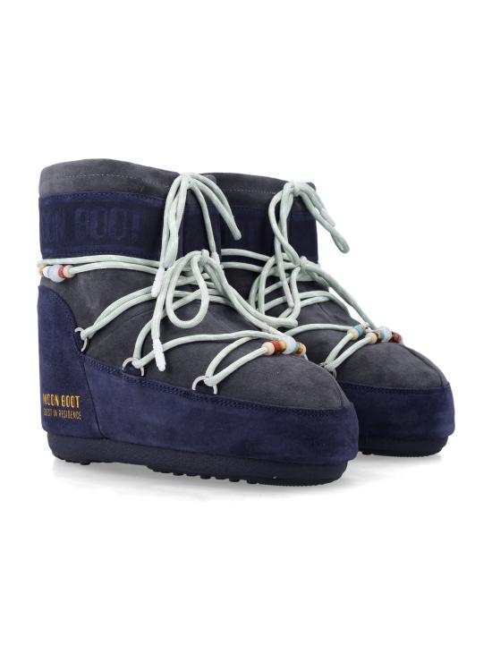 26SS 문부츠 아이콘 나일론 로우 부츠 80D1409730FH02 BLUE - MOON BOOT