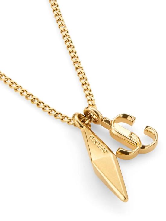 26SS 지미추 목걸이/팬던트 DIAMOND JC CHAIN MFQ GOLD - JIMMY CHOO