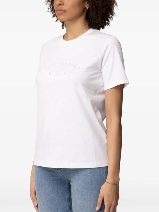 26SS 엘리자베타프랜치 반팔 티셔츠 MA01761E2 270 GESSO - ELISABETTA FRANCHI