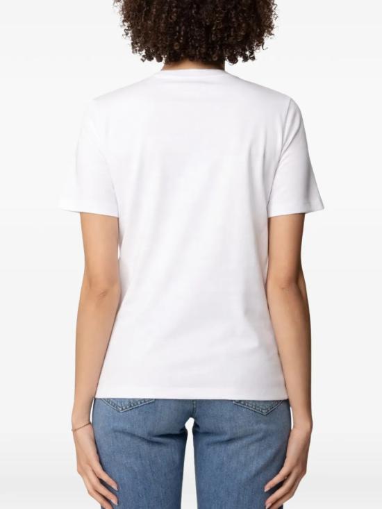 26SS 엘리자베타프랜치 반팔 티셔츠 MA01761E2 270 GESSO - ELISABETTA FRANCHI