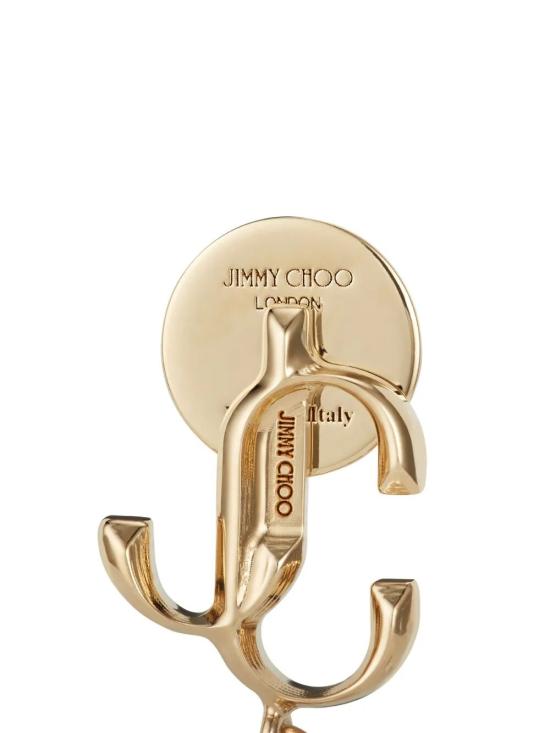 26SS 지미추 이어링 JC PEARL EARRING DXQ GOLD WHITE - JIMMY CHOO