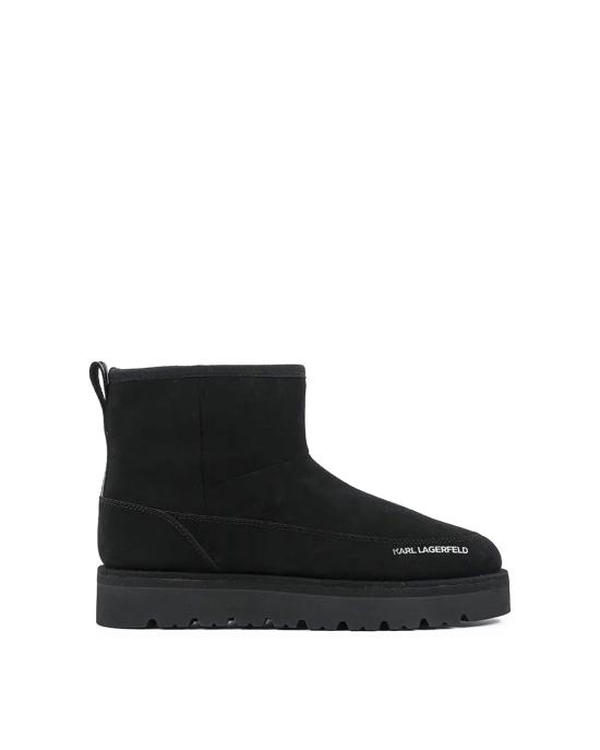 26SS 칼라거펠트 부츠 KL28542 s00 black suede NERO