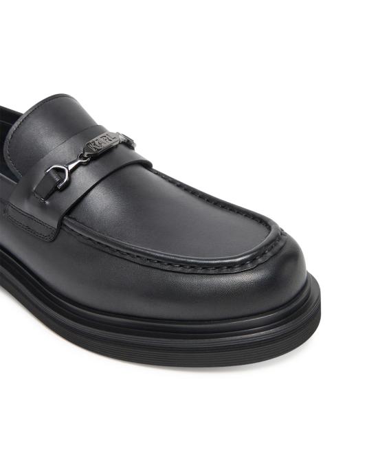 25FW 칼라거펠트 로퍼 KL12215 000 black NERO - KARL LAGERFELD