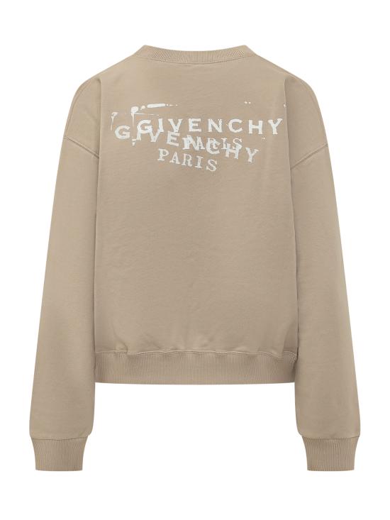 26SS 지방시 긴팔 티셔츠 BWJ04UP7A7 277 BEIGE CAPPUCCINO - GIVENCHY