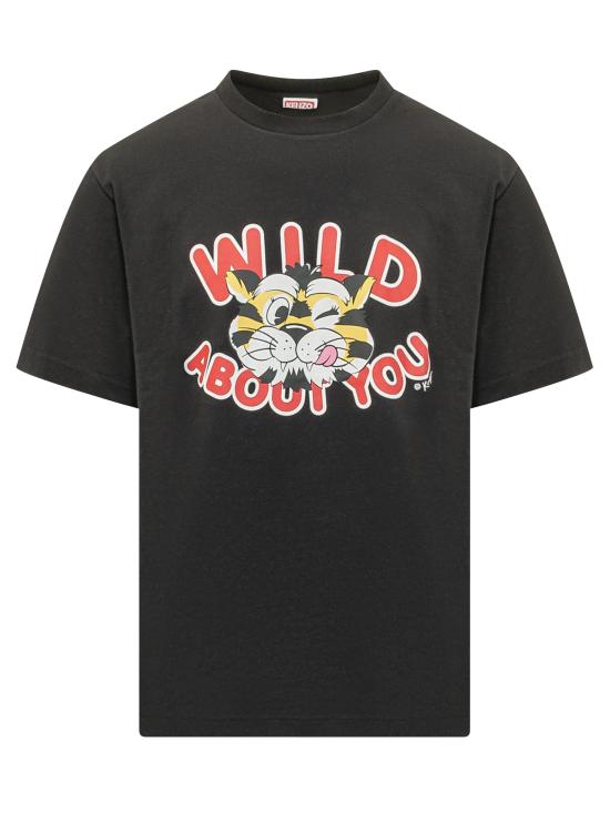 26SS 겐조 반팔 티셔츠 FG55TS2064SG 99J BLACK