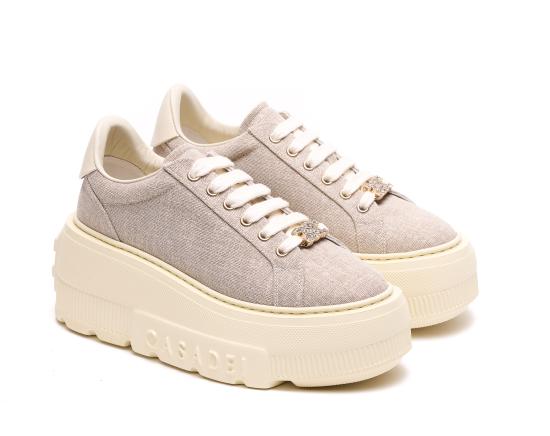 26SS 카사데이 스니커즈 2X041J0701C2981 B342 Beige - CASADEI