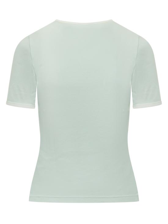 26SS 쿠레쥬 반팔 티셔츠 125JTS017JS0203 B216 LIGHT MINT HERITAGE WHITE - COURREGES