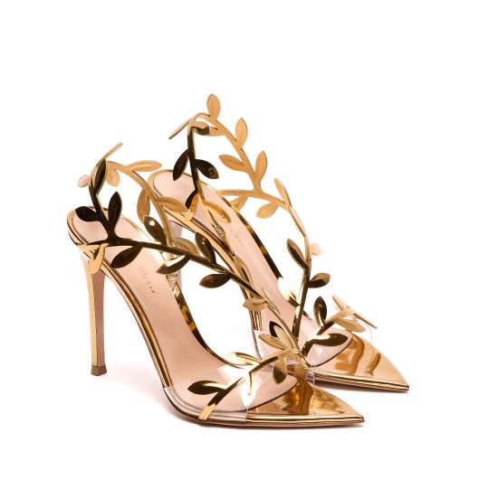 26SS 지안비토로시 힐/펌프스 G32407 15RIC GMETRME Golden - GIANVITO ROSSI