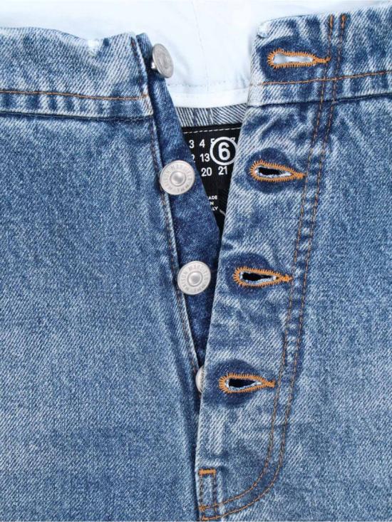 26SS MM6 메종마르지엘라 스트레이트레그 진 S52LA0235 M30058965 Blue - MM6 MAISON MARGIELA