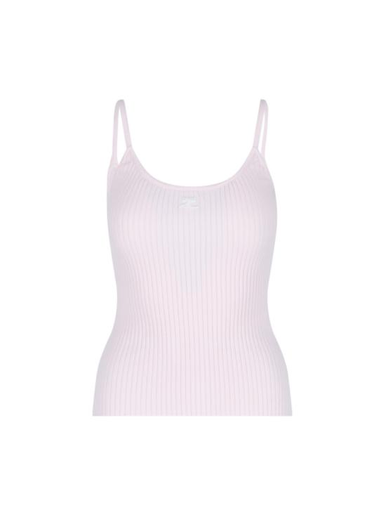 26SS 쿠레쥬 민소매 티셔츠 PERMDE012FI00015009 Pink