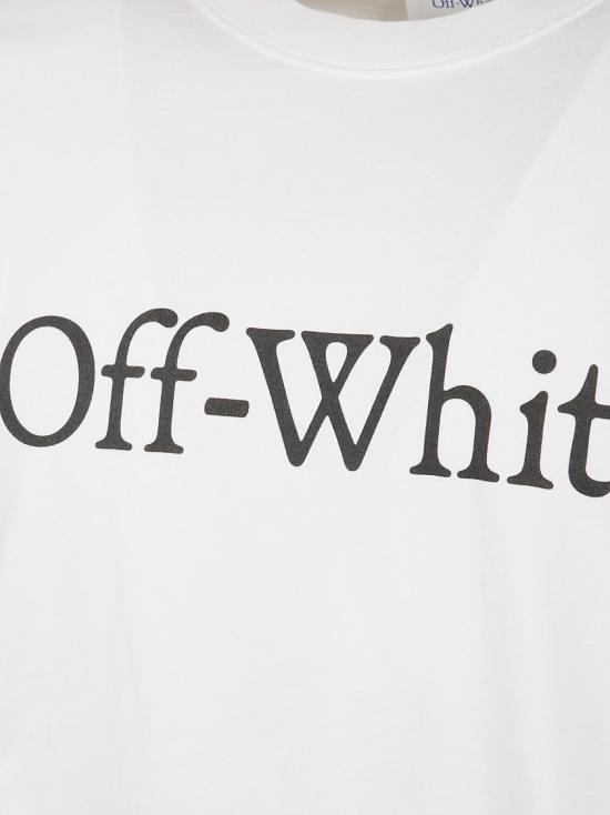 25FW 오프화이트 반팔 티셔츠 OMAA120C99JER0080110 White - OFF WHITE