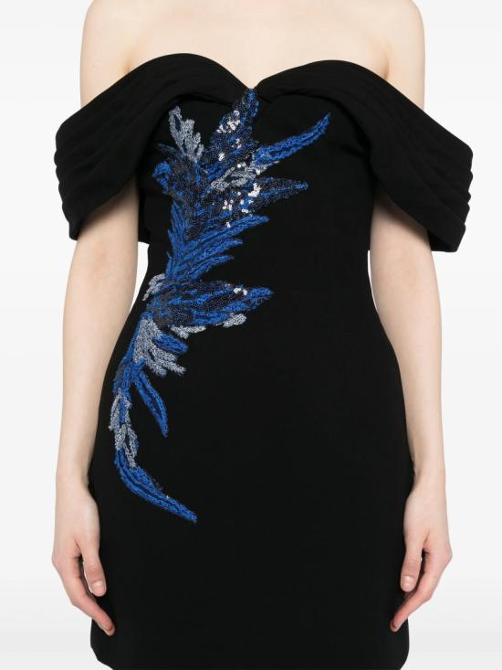  사이드 코베이시 숏 원피스 장식이 있는 짧은 드레스 - SAIID KOBEISY