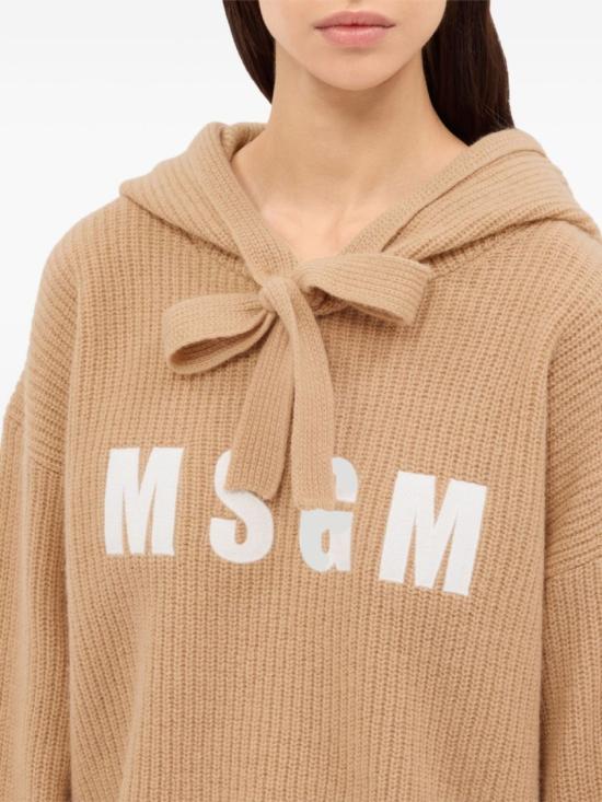 25FW 엠에스지엠 후드 티셔츠 3941MDM21925778523 Brown - MSGM
