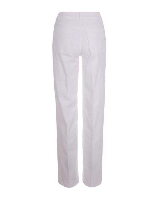 26SS 엘리자베타프랜치 스트레이트 팬츠 5784973 White - ELISABETTA FRANCHI