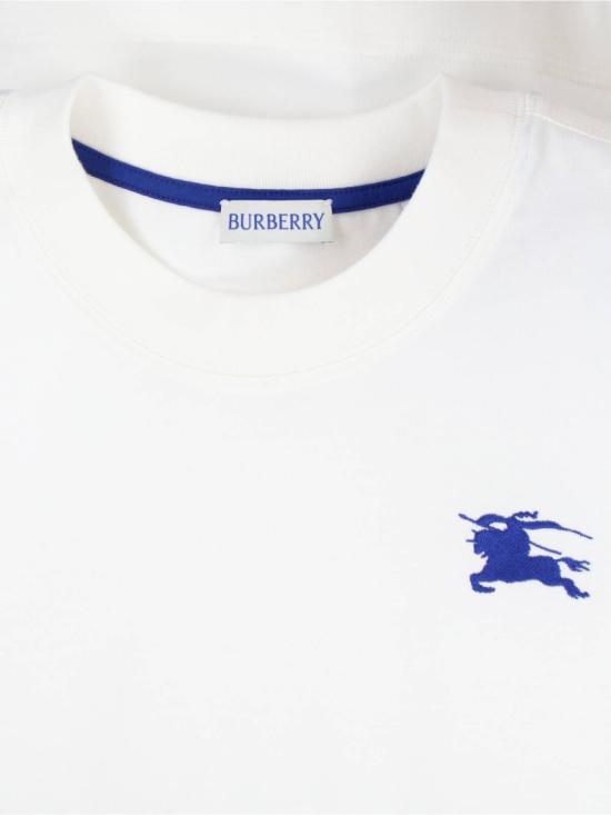 26SS 버버리 EKD 자수 티셔츠 8111948B7347 White - BURBERRY