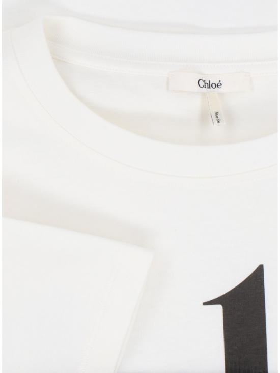 26SS 끌로에 반팔 티셔츠 24AJH09183101 White - CHLOE