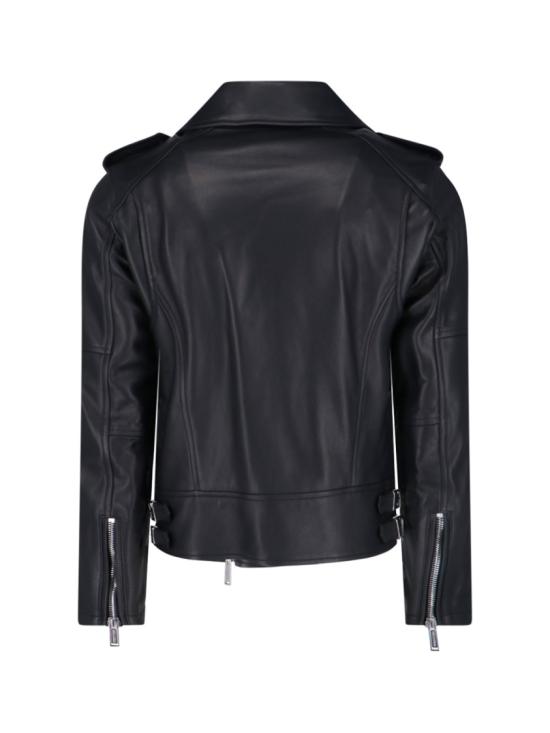 26SS 디스퀘어드2 바이커 자켓 S74AM1329 SY1491900 Black - DSQUARED2