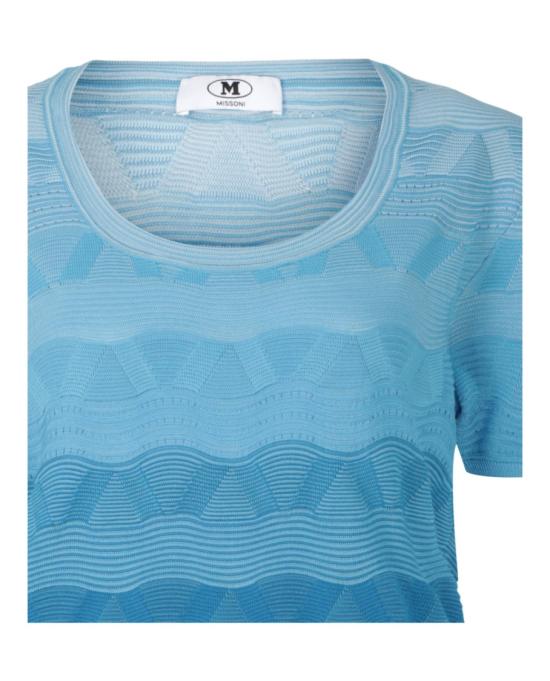  엠 미쏘니 스웨터 S24UN0Y BK01HN S72OT 40889 M Blue - M MISSONI