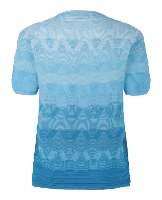  엠 미쏘니 스웨터 S24UN0Y BK01HN S72OT 40889 M Blue - M MISSONI