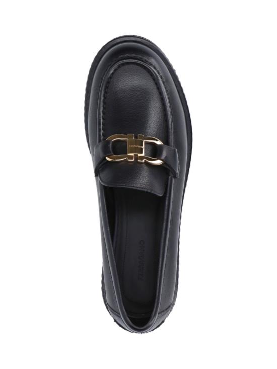 26SS 살바토레 페라가모 플랫 슈즈 769287001 Black - SALVATORE FERRAGAMO