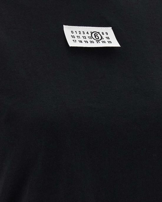 26SS MM6 메종마르지엘라 반팔 티셔츠 3657663 Black - MM6 MAISON MARGIELA