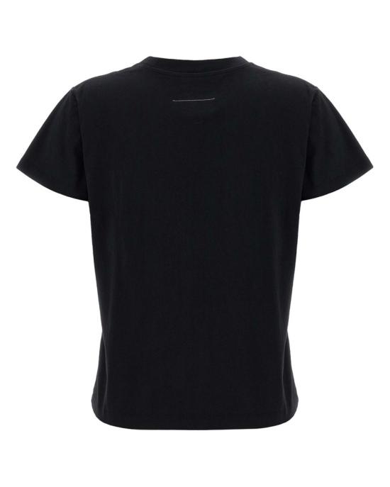 26SS MM6 메종마르지엘라 반팔 티셔츠 3657663 Black - MM6 MAISON MARGIELA