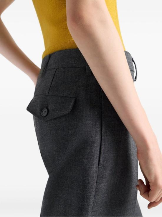 25FW 프라다 스트레이트 팬츠 P270JG17N1S OOOF0480 Black - PRADA