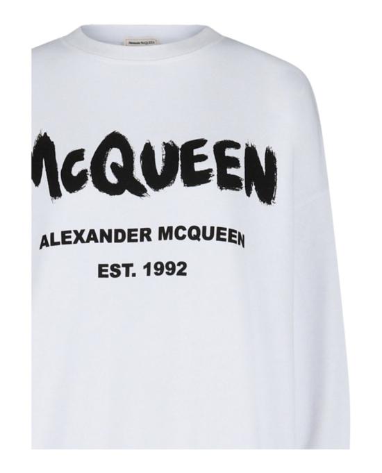  알렉산더 맥퀸 긴팔 티셔츠 659975 QZAD5 0909 10022 36 White - ALEXANDER MCQUEEN