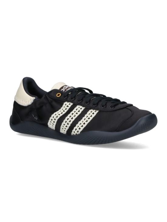 25FW 아디다스 X 웨일즈 보너 카린타 로우 새틴 스니커즈 IH7259CBLACK DBROWN CREWHT - ADIDAS X WALES BONNER