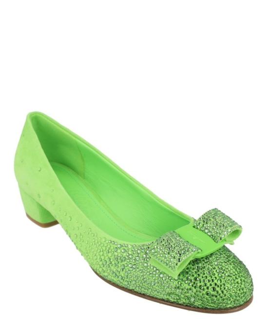 살바토레 페라가모 힐/펌프스 01F609 763699 1B 30021 5 Green - SALVATORE FERRAGAMO