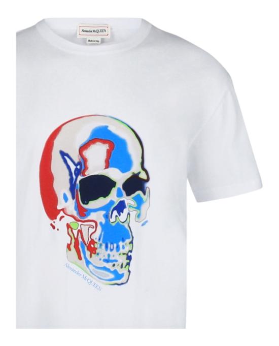  알렉산더 맥퀸 반팔 티셔츠 750661 QVZ11 0900 10076 XXS White - ALEXANDER MCQUEEN