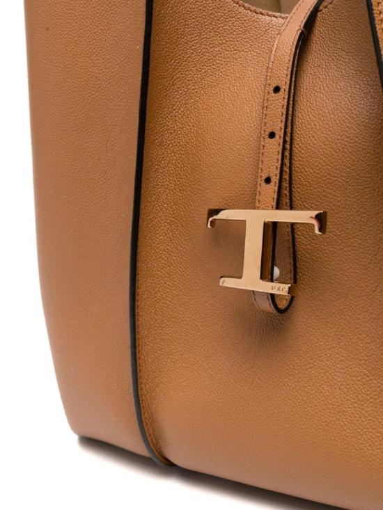 26SS 토즈 T 타임리스 미니 쇼핑백 XBWTSBA0300Q8E S410 Brown - TODS
