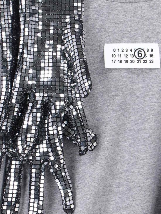 26SS MM6 메종마르지엘라 코튼 티셔츠 윗 글러브 S52GC0358 M20170856M Grey - MM6 MAISON MARGIELA