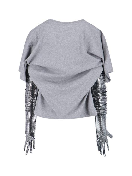 26SS MM6 메종마르지엘라 코튼 티셔츠 윗 글러브 S52GC0358 M20170856M Grey - MM6 MAISON MARGIELA