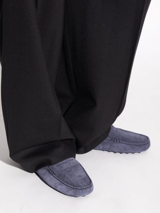 26SS 토즈 고미노 스웨이드 드라이빙 슈즈 XXW22L00010RE0U824 Grey - TODS