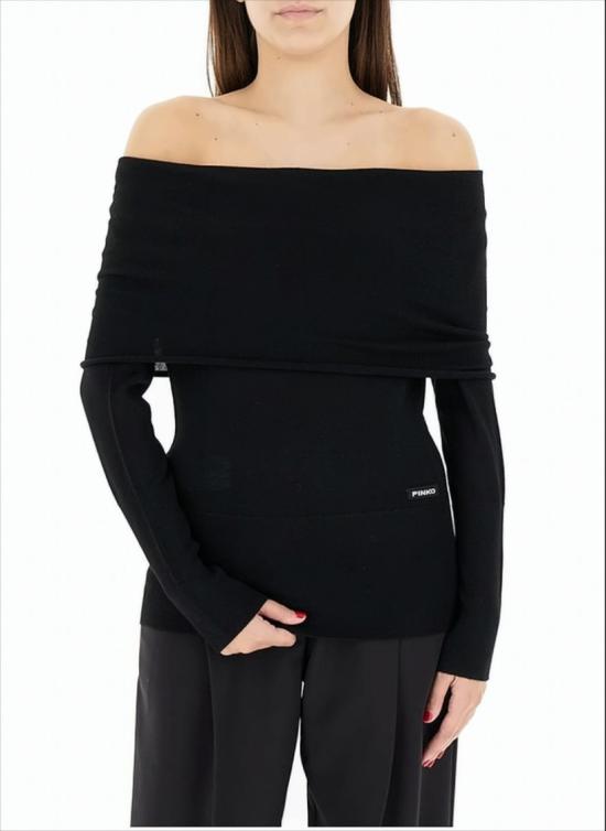 25FW 핑코 긴팔 티셔츠 105416 A2PU Z99 Black