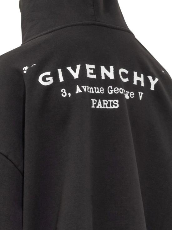 25FW 지방시 후드 티셔츠 BWJ04TP75N001 Black - GIVENCHY