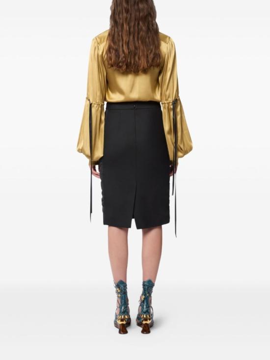 26SS 니나리찌 미디 스커트 26PCJU021 WV0323 U9000 Black - NINA RICCI