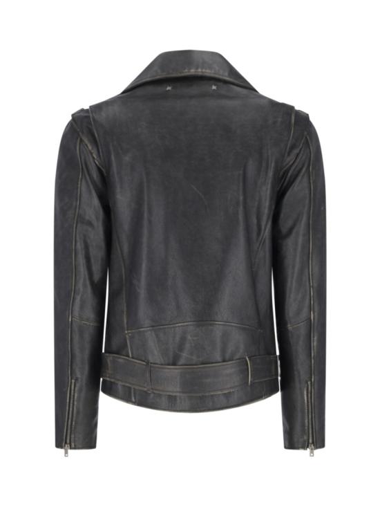 26SS 골든구스 바이커 자켓 GMP00297 P00064790100 Black - GOLDEN GOOSE