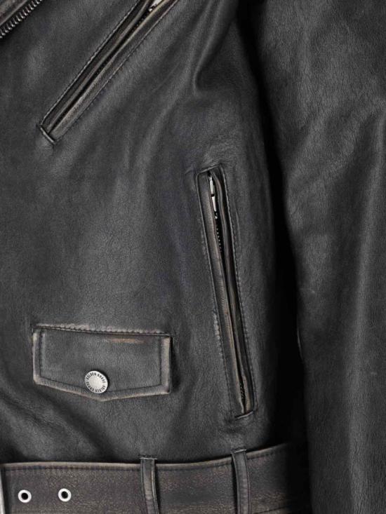 26SS 골든구스 바이커 자켓 GMP00297 P00064790100 Black - GOLDEN GOOSE