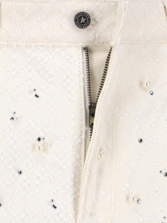 26SS 골든구스 데님 팬츠 GWP00844 P00084010190 White - GOLDEN GOOSE