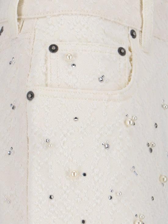 26SS 골든구스 데님 팬츠 GWP00844 P00084010190 White - GOLDEN GOOSE