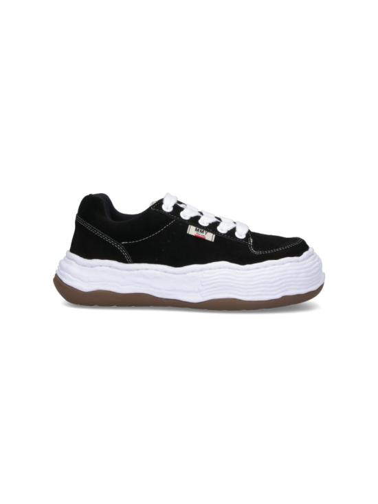 25FW 메종 미하라 야스히로 올리버 OG 솔 스웨이드 로우탑 스니커즈 A15FW702BLACK Black